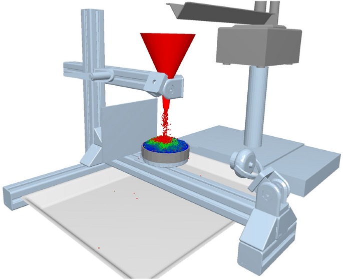 Powder Flow Simulation